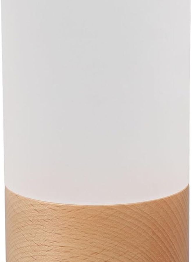 Small Wood LED Table Lamp USB Charging Stepless Dimming Touch Control Portable Night Light - Image 4